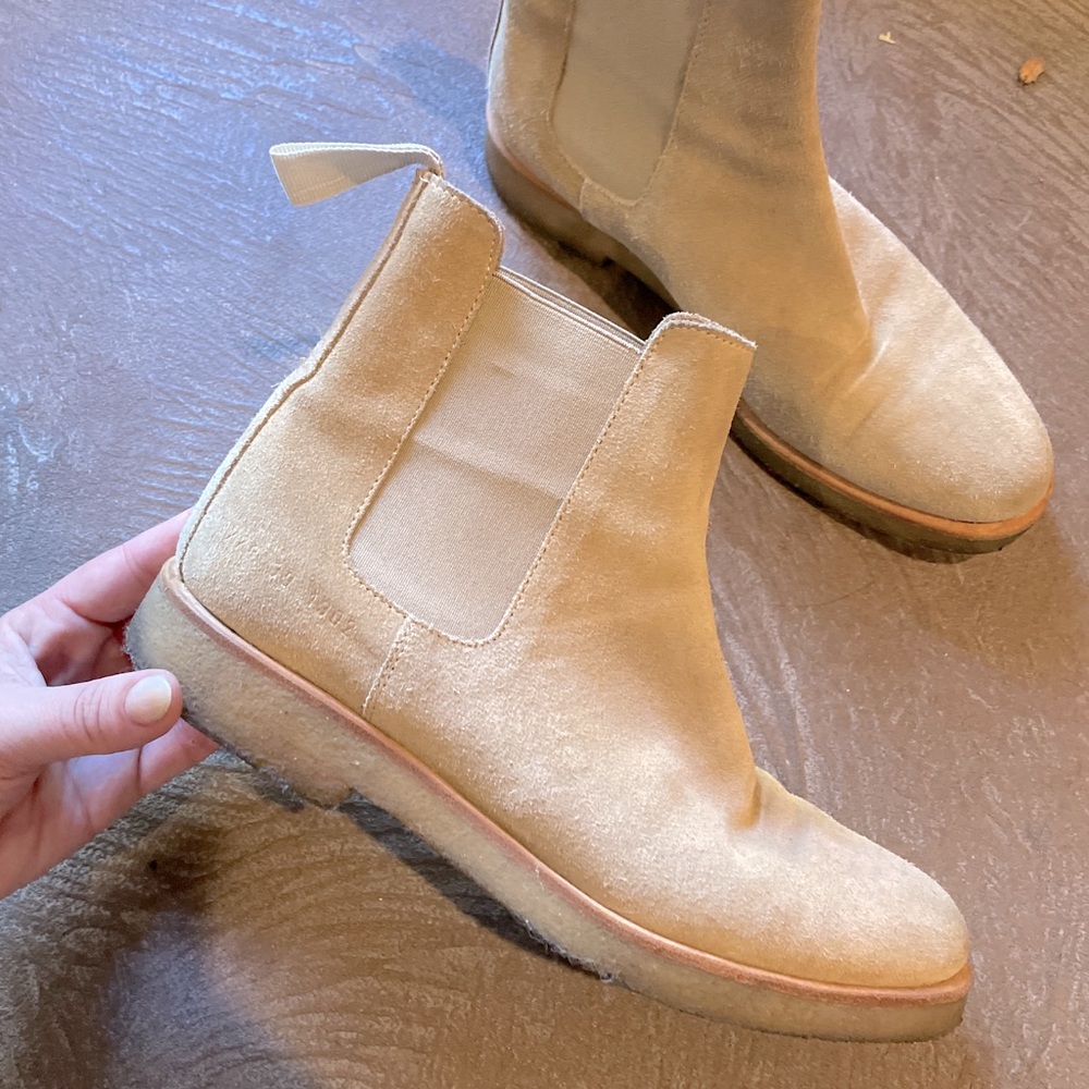 Common Projects Suede Chelsea Boots